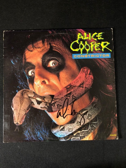 Alice Cooper "Constrictor" Autographed Album