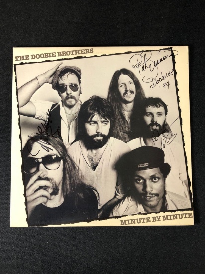 The Doobie Brothers "Minute by Minute" Autographed Album