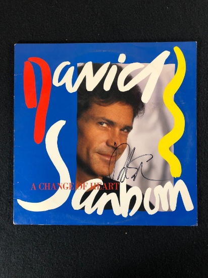 David Sanborn "A Change of Heart" Autographed Album