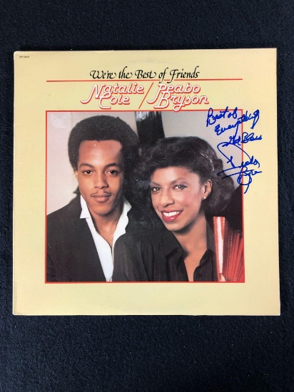 Natalie Cole and Peabo Bryson "We're Best Friends" Autographed by Peabo Bryson Album
