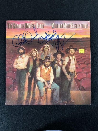 The Charlie Daniels Band "Million Mile Reflections" Autographed Album