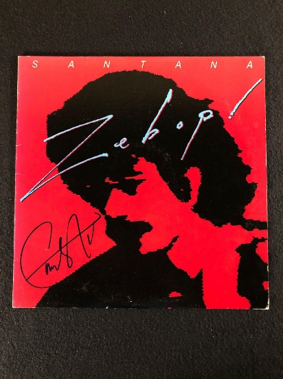 Santana "Zebop" Autographed Album