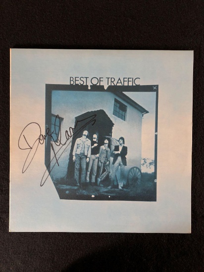 Traffic "The Best of Traffic" Album Autographed by Dave Mason