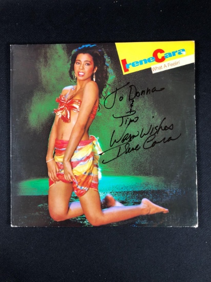 Irene Cara "What A Feeling" Autographed Album