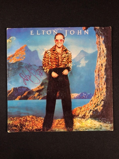 Elton John "Caribou" Autographed Album