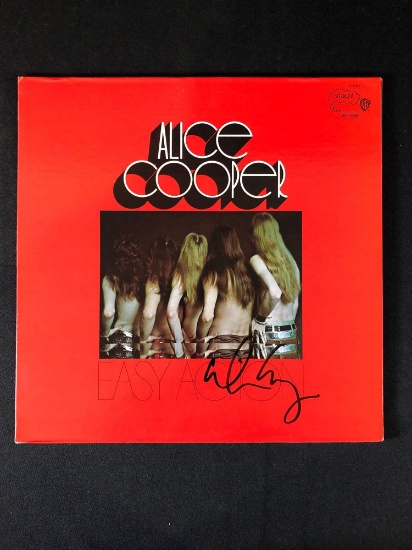 Alice Cooper "Easy Action" Autographed Album