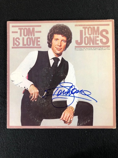 Tom Jones "Tom is Love" Autographed Album