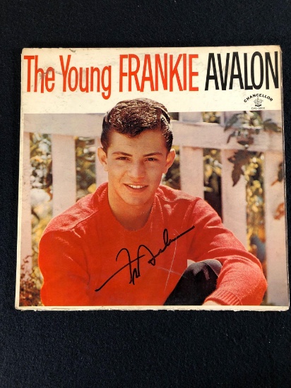 Frankie Avalon "The Young Frankie Avalon" Autographed Album