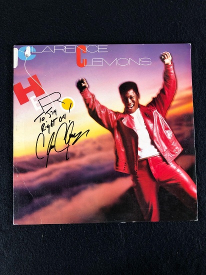 Clarence Clemons "Hero" Autographed Album