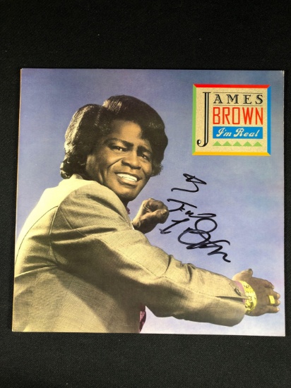 James Brown "I'm Real" Autographed Album