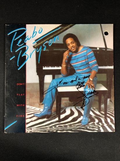 Peabo Bryson "Don't Play With Fire" Autographed Album