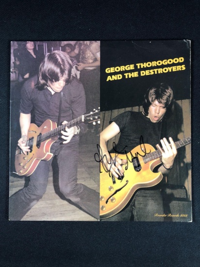 George Thorogood and The Destroyers Autographed Album