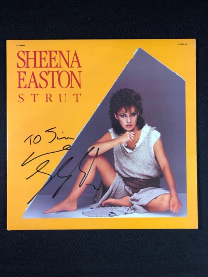 Sheena Easton "Strut" 12" Single Autographed Album