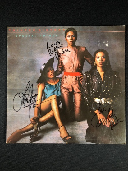 The Pointer Sisters "Special Things" Autographed Album