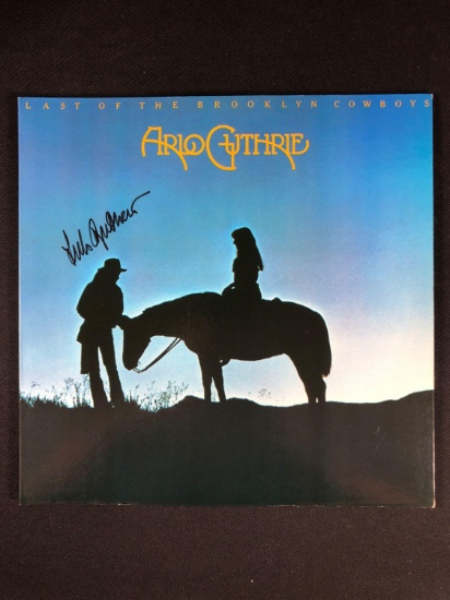 Arlo Guthrie "Last Of The Brooklyn Cowboys" Autographed Album