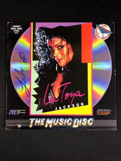La Toya Jackson "The Music Disc" Autographed Album (Cover Only)