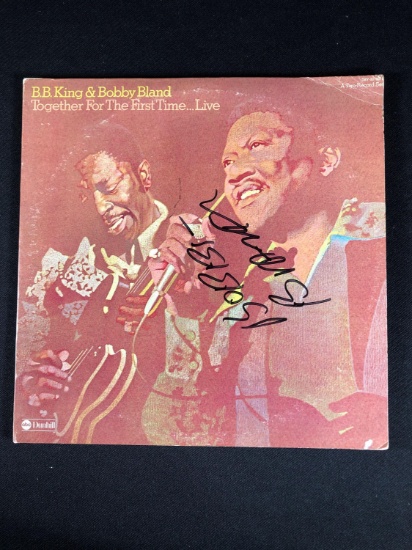 B.B. King and Bobby Bland "Together For The First Time...Live" Autographed by Bobby Bland