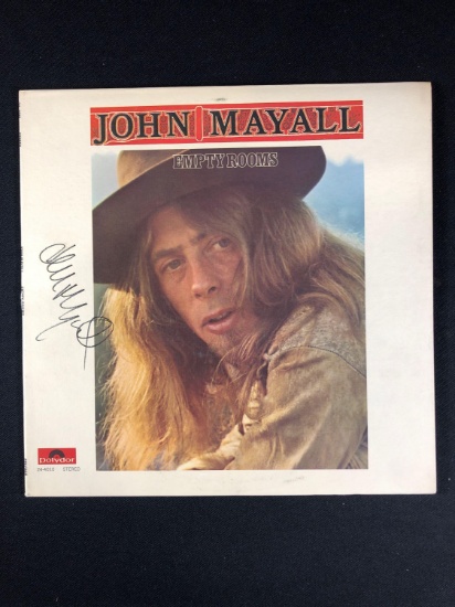 John Mayall "Empty Rooms" Autographed Album