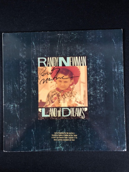 Randy Newman "Land Of Dreams" Autographed Album