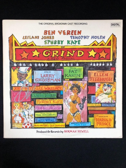 Grind The Original Broadway Cast Recording Autographed By Ben Vereen Album