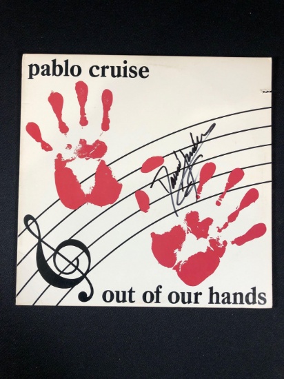 Pablo Cruise "Out Of Our Hands" Autographed Album signed by David Jenkins
