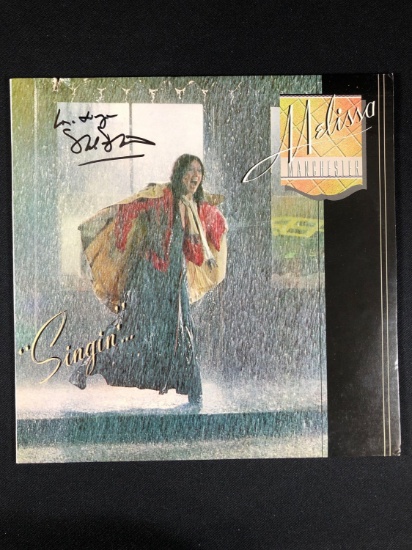 Melissa Manchester "Singin'" Autographed Album
