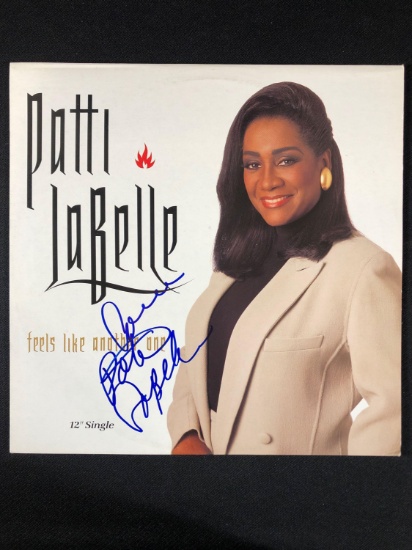 Patti LaBelle "Feels Like Another One" 12" single Autographed Album