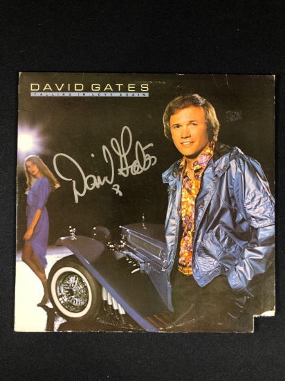 David Gates "Falling In Love Again" Autographed Album