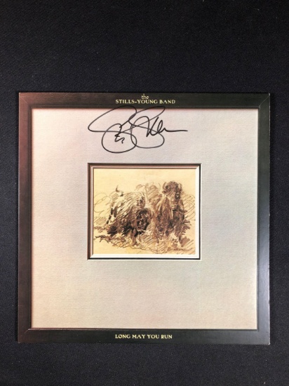 The Stills and Young Band "Long May You Run" Autographed Album Signed by Stephen Stills