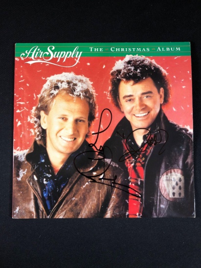 Air Supply "The Christmas Album" Autographed Album