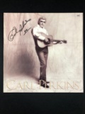 Carl Perkins Self Titled Autographed Album (Cover Only)