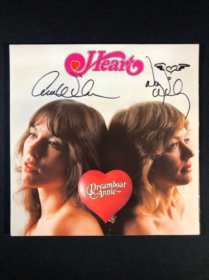 Heart "Dreamboat Annie" Autographed Album Signed by Ann & Nancy Wilson
