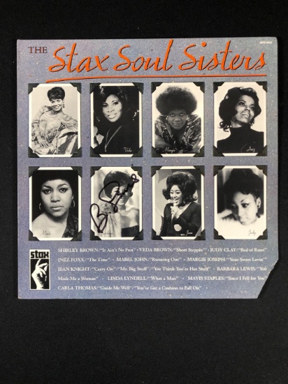 The Stax Soul Sisters Autographed Album Signed by Barbara Lewis