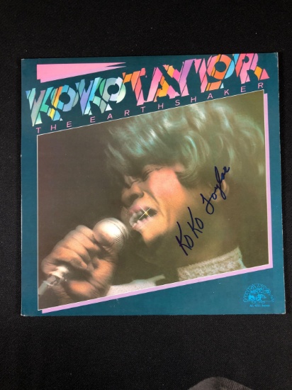 KoKo Taylor "The Earthshaker" Autographed Album