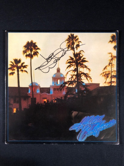 The Eagles "Hotel California" Autographed Album Signed by Joe Walsh