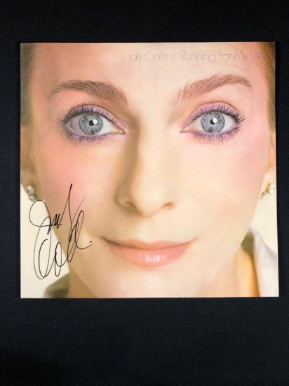Judy Collins "Running For My Life" Autographed Album