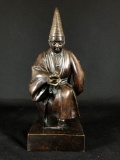 Japanese Bronze Casting of NOH Dancer