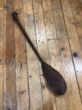 19c Finely Carved Austral Islands Dance Paddle 44