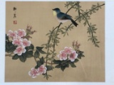 Japanese Original Painting on Silk 9-3/4