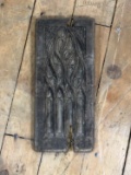 15th C Hand Carved Oak English Gothic Tracery Panel 17