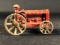 Vintage Arcade Cast Iron Tractor 3-1/2
