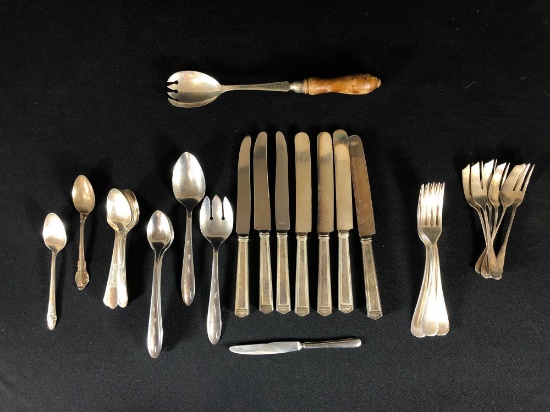 Assortment Of Silver Plated Flatware