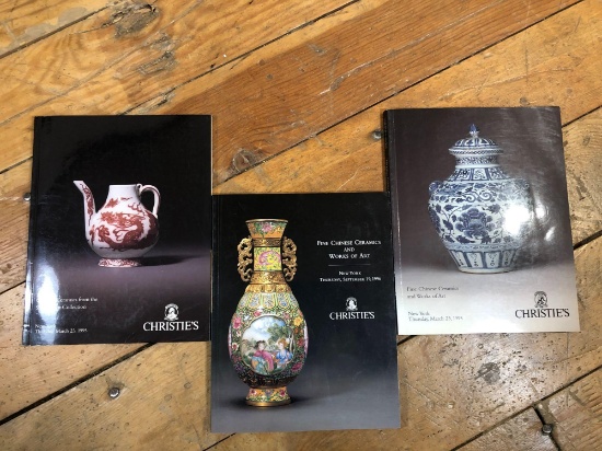 (3) Christie's Fine Chinese and Works of Art Books