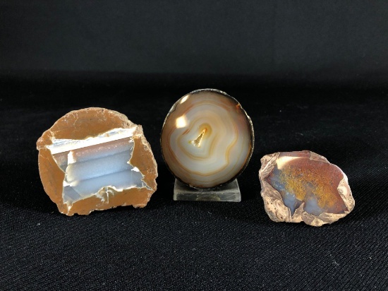 (3) Thunder Eggs Agate