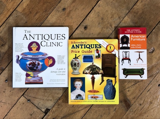 (3) Books on Antiques