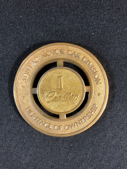 Cadillac Heritage of Ownership Medallion #1