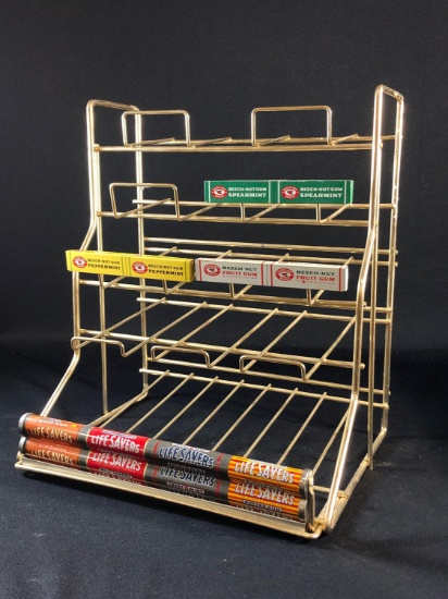 1950's Beech-Nut Gum & Life Saver Retail/Display Rack