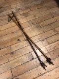 Vintage Bamboo Ski Poles (Missing the Baskets)