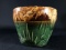20th c. Art Deco McCoy Brown Pottery Planter 7.5