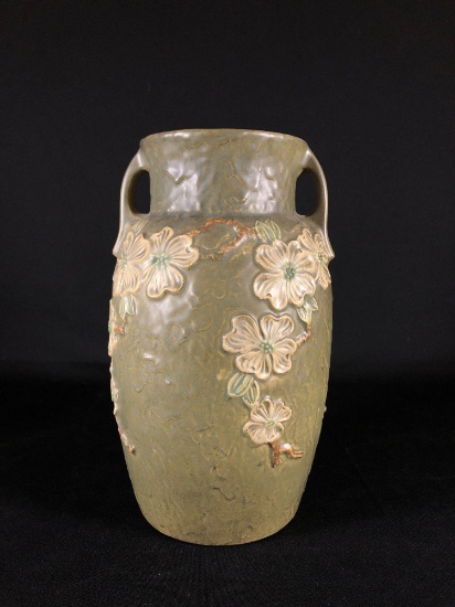 Roseville Textured Dogwood Vase